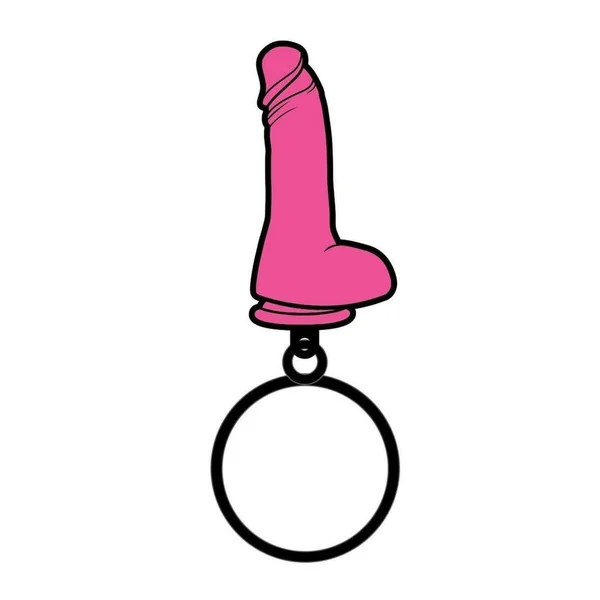 Dildo Keychain – Pink