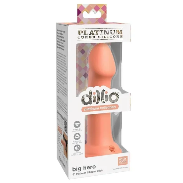 Dillio Platinum Big Hero Silicone Dildo