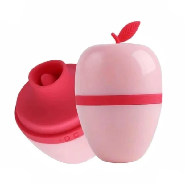 Discreet Apple Quiet Suction Vibrator