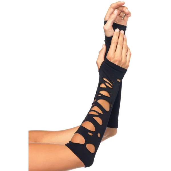 Distressed Arm Warmers