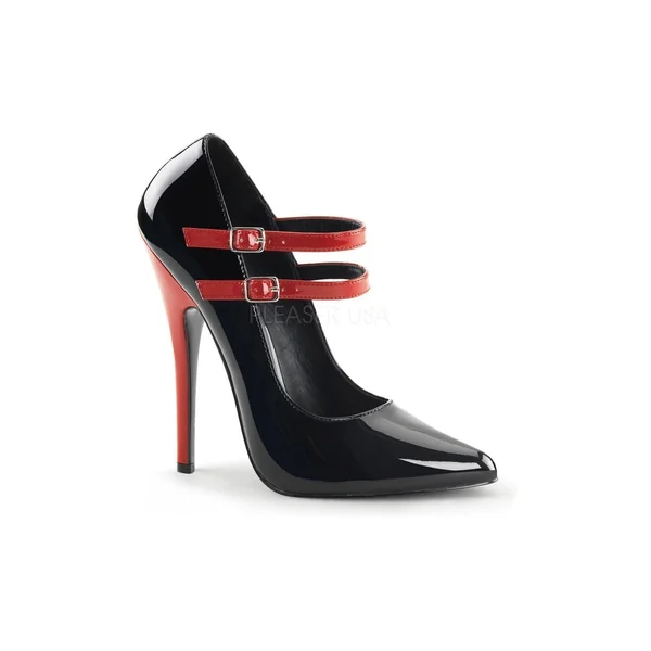 DOMINA-442 Pump | Black Patent