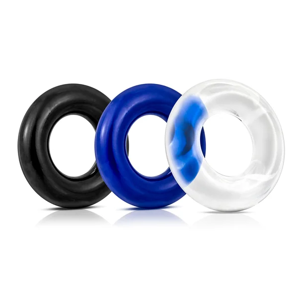 Donut Rings - Assorted Colors - 50 Pieces Display