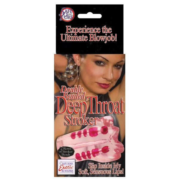 Double Beaded Deep Throat Stroker