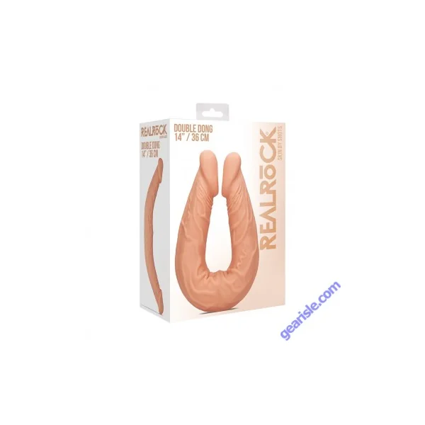 Double Dong 36 Cm Flesh Cock by Shots Toys