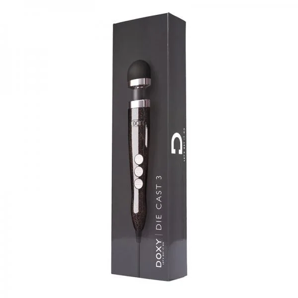 Doxy Die Cast 3 Compact Wand Vibrator Disco Black