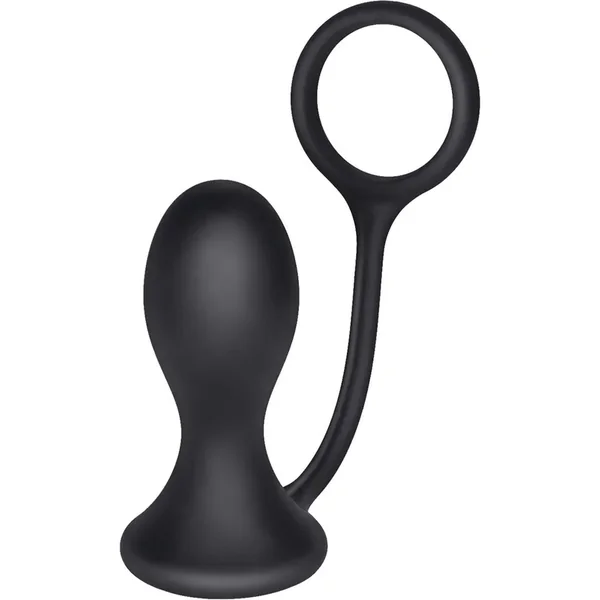 Dr. Joel Kaplan Prostate Silicone Probe Butt Plug with Cock Ring