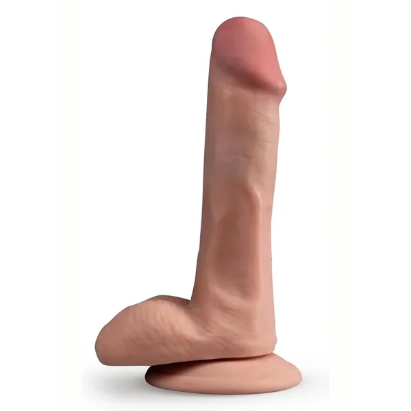 Dr. Skin Plus Posable Dildo with Balls and Suction Cup