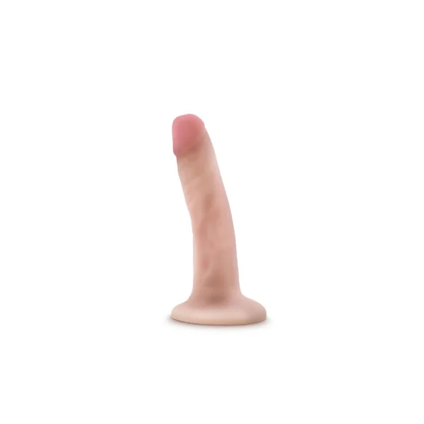 Dr. Skin Silicone Dr. Lucas Realistic 5 Inch Posable Dildo, 5.0 Inch Insertable, 1.25 Inch Max Width, Beige
