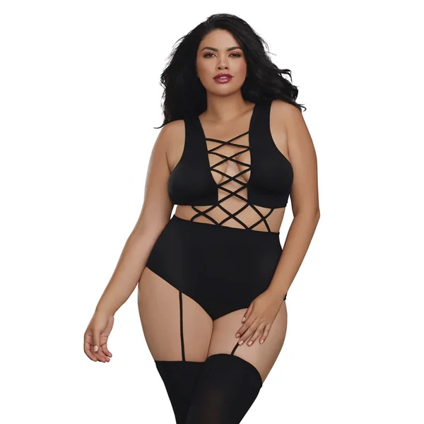 Dreamgirl Seamless Teddy Bodystocking X