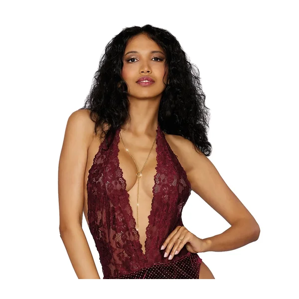 ** Dreamgirl Velvet Garter Slip