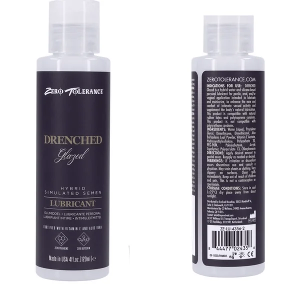 DRENCHED Glazed Anal Vaginal Hybrid Lube Personal Lubricant 4oz
