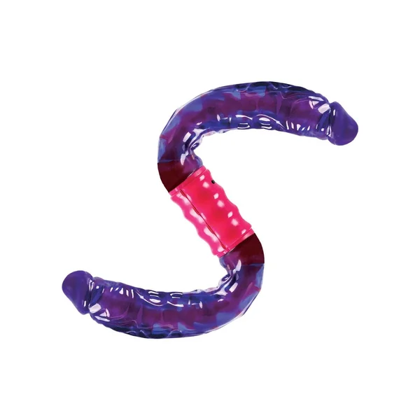 DUAL VIBRATING FLEXI DONG PURPLE