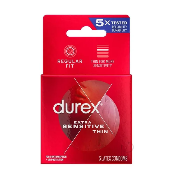 Durex Extra Sensitive Lubricated Ultra Thin Premium Condoms