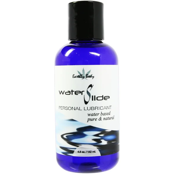 Earthly Body WaterSlide Water Based Personal Lubricant Moisturizer 4oz