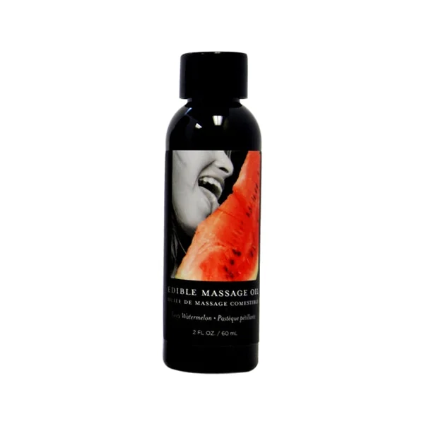 Edible Massage Oil - Watermelon - 2 Fl. Oz.