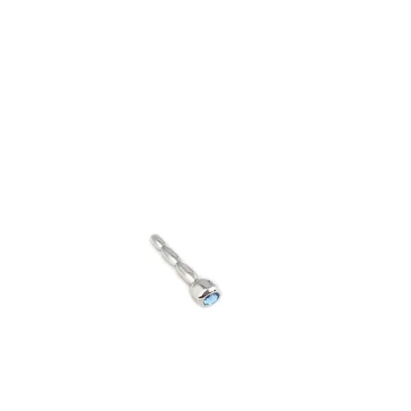 Ego Driven - 3 Inch Jewelled Penis Plug - Stainless Steel