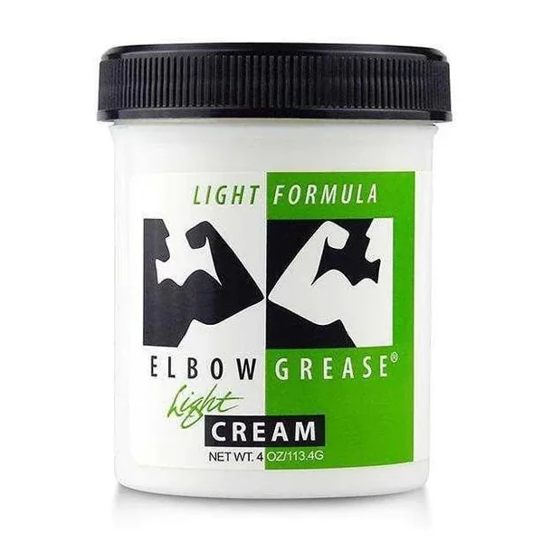 Elbow Grease Light Cream Oil-Based Lube - 4oz Jar