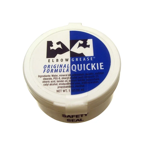 Elbow Grease Original Formula Quickie Cream Lubricant 1 Ounce