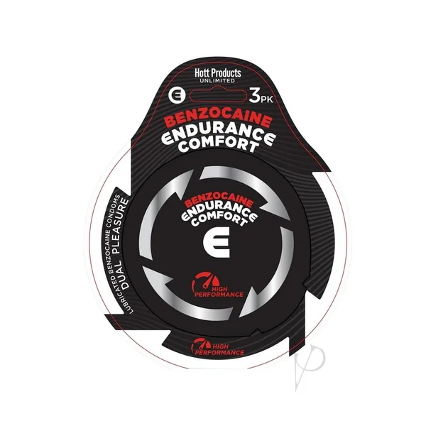 Endurance Comfort Orgasm Delay Condoms 3pk