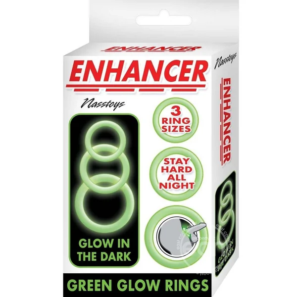Enhancer Glow Rings Silicone Cockring