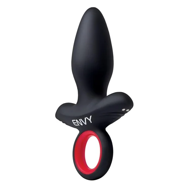 Envy Vibrating Silicone Rechargeable Assifier Butt Plug – Black