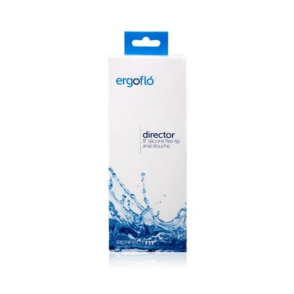 Ergoflo Director 8 Inch Silicone Flex - Tip Anal Douche