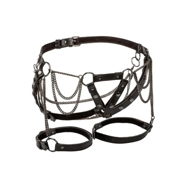 Euphoria Collection Thigh Harness with Chains – Plush Size