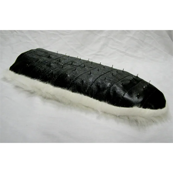 Evil Bunny Faux Fur and Needle Mitt