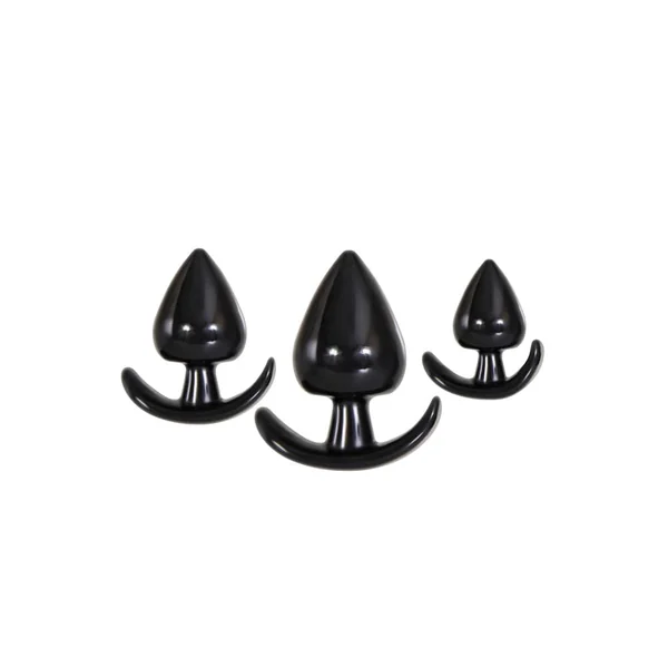 Evolved - Anal Delights Training Plug Kit - Black
