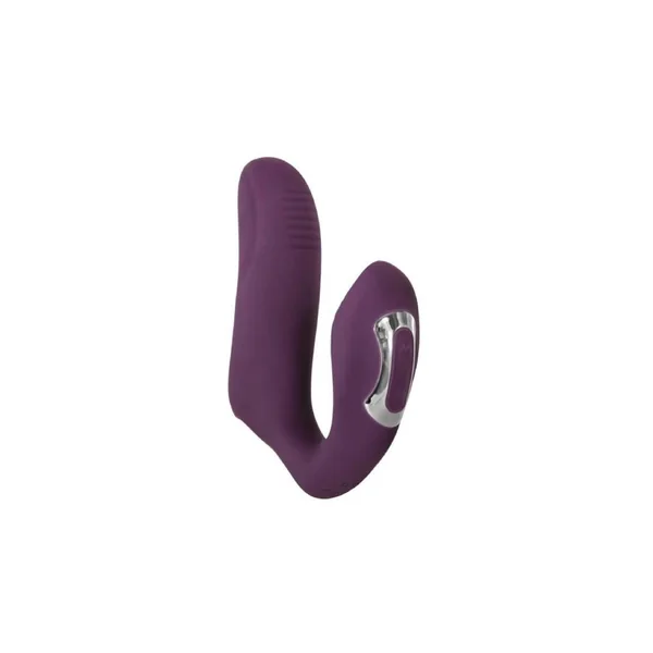 Evolved - Helping Hand - Dual Stimulation Finger Vibrator - Purple