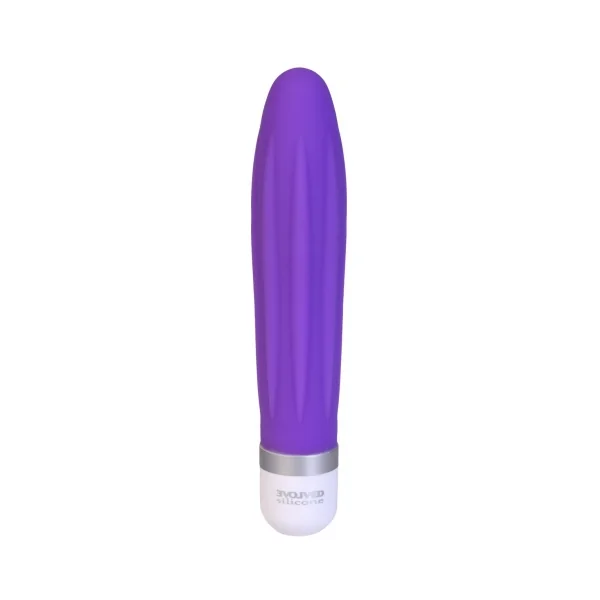 Evolved Silicone Fleur De Lis Delight Vibrator Purple