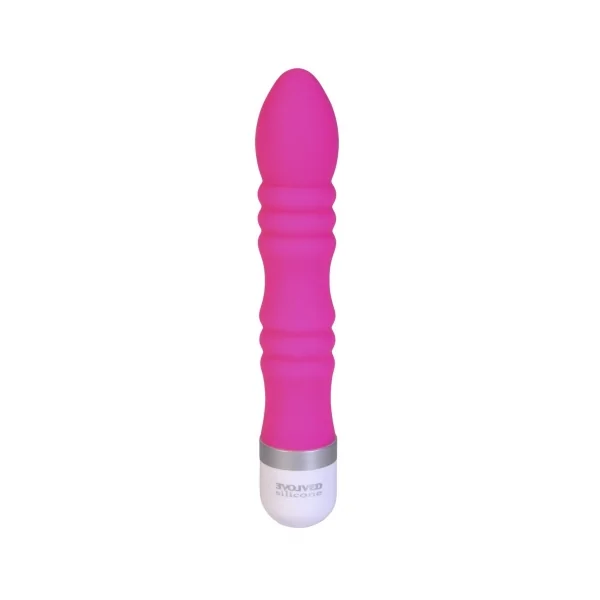 Evolved Silicone Fleur De Lis Desire Vibrator Pink