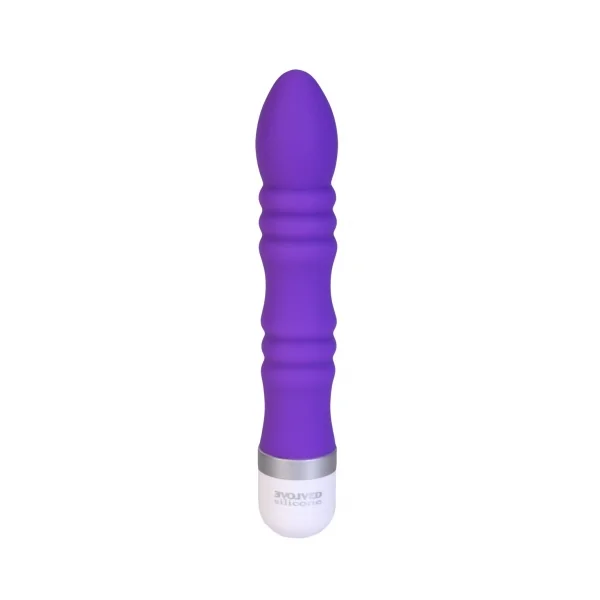 Evolved Silicone Fleur De Lis Desire Vibrator Purple