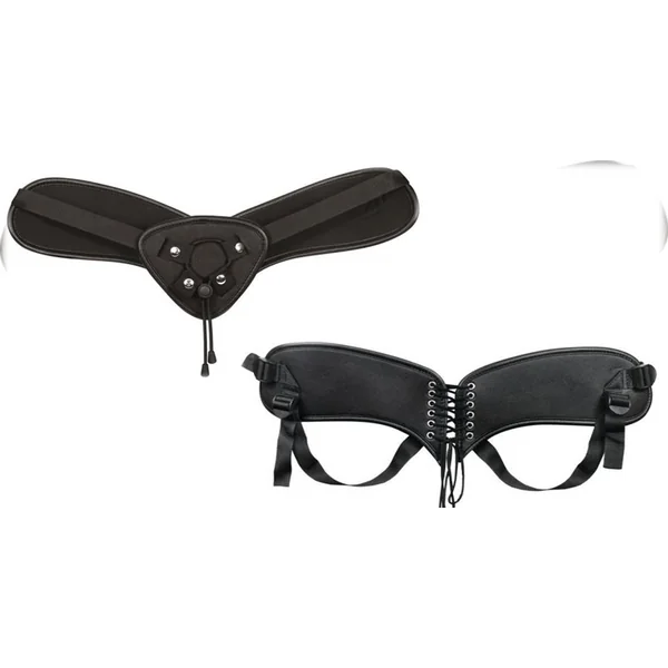 Evolved Ultimate Adjustable Strap On Harness Black