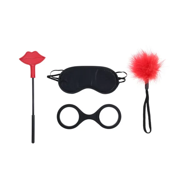 Ex's & Oh's Kiss Kit - 4 Piece Beginner Bondage Kit
