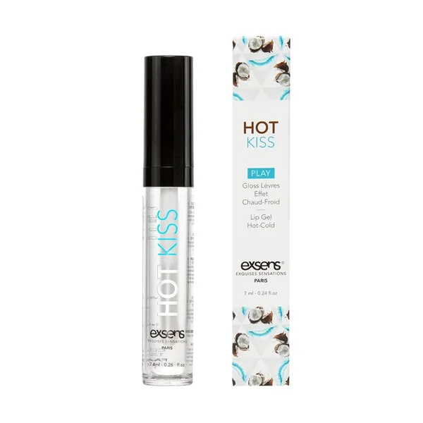 Exsens Hot Kiss Arousal Lip Gloss 7ml – Coconut