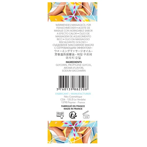 EXSENS of Paris Warming Massage Oil - 50 ml Sex on the Beach