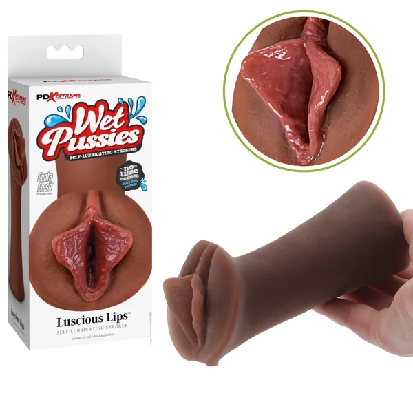 Extreme Wet Pussy Masturbator Masturbation Sleeve Luscious Lips –