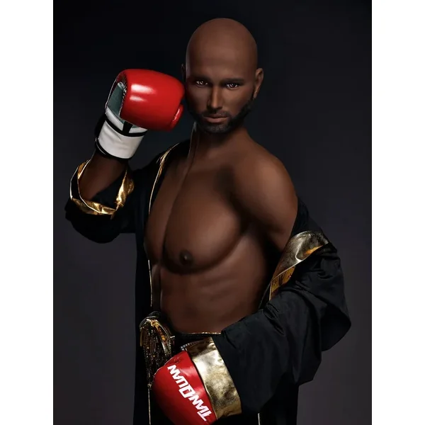 F126-175CM/5ft8-50kg Eisen Mature Power Guy TPE Best Black Male Sex Doll – Irontech Doll