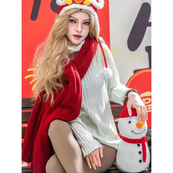 F2283-163cm(5.3ft) B Cup S31 Happy New Year Robot Sex Doll|Irontech Doll