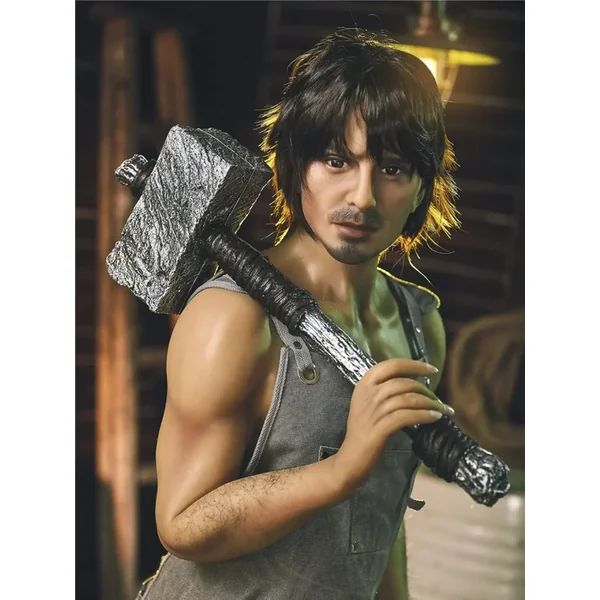 F4581-162cm(5ft3)-49kg Nicholas TPE Femboy Male And Female Sex Dolls-Irontech Doll