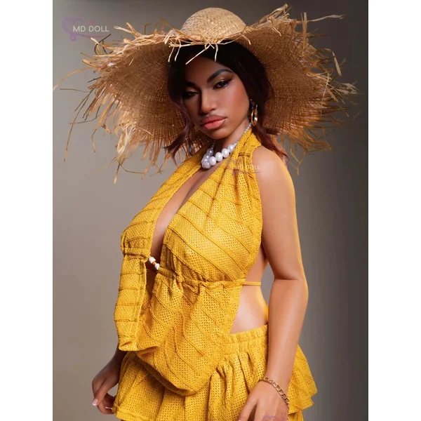 F8125-162cm/5ft3-40.5kg H Cup M31 Plump Body Silicone Sex Doll | MD Doll