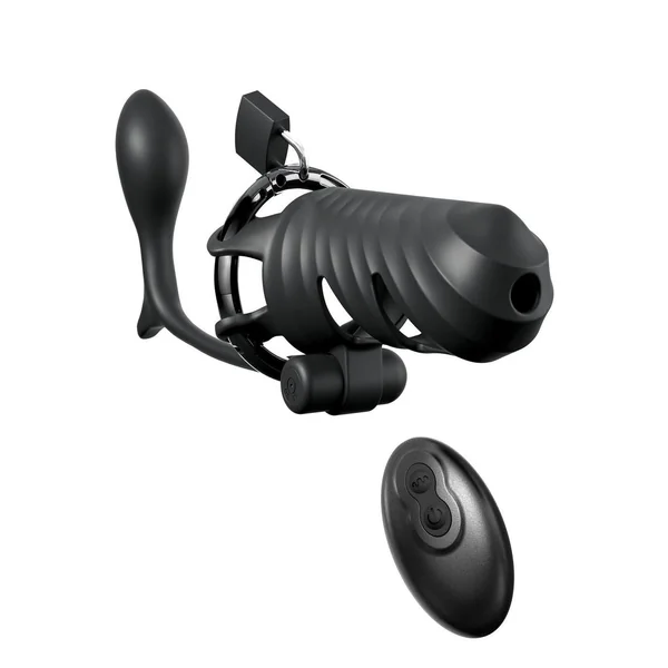 Fantasy C-Ringz Remote-Controlled Vibrating Cock Blocker with Ass-Gasm Plug