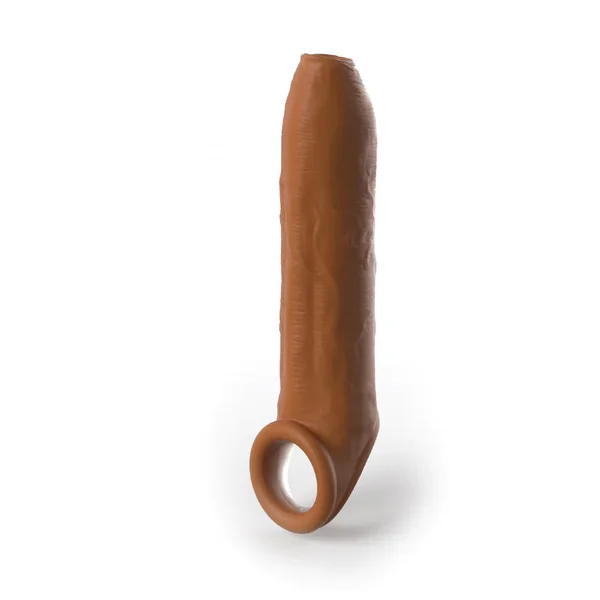 Fantasy X-tensions Elite 6.5 in. Uncut Silicone Penis Extender Tan