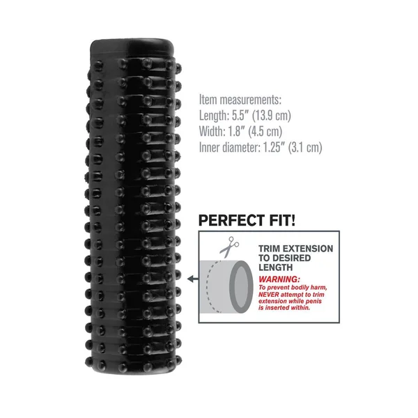 Fantasy X-Tensions Magic Pleasure Sleeve 5.5in – Black