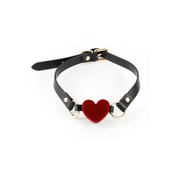 Fashion and Fetish Katherine Silicone Ball Gag – Red/Black