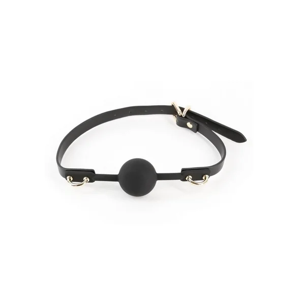 Fetish and Fashion Carol Silicone Ball Gag – Black
