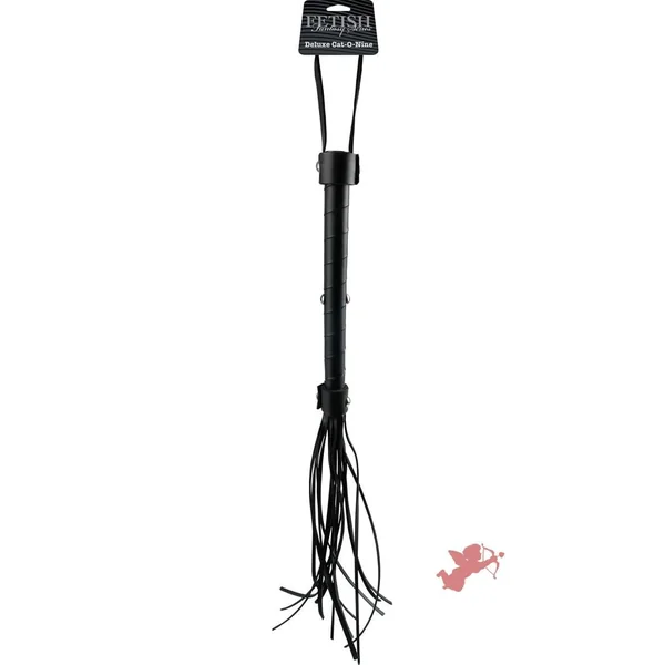 Fetish Fantasy Deluxe Cat O Nine Flogger Black