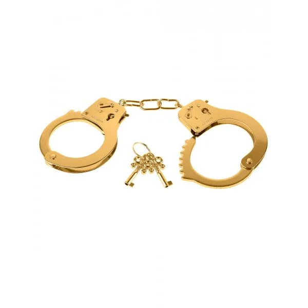 Fetish Fantasy Gold Metal Cuffs