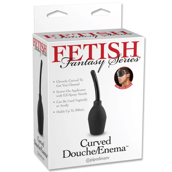 Fetish Fantasy Series Curved Douche/Enema Black